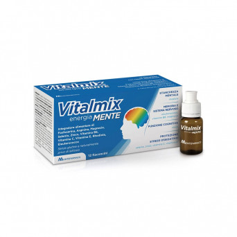 Vitalmix Energia Mente 12 vials food supplement useful as a valid support for memory capacity