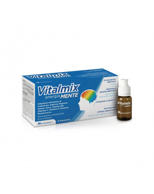 Vitalmix Energia Mente 12 flaconcini integratore alimentare utile come valido supporto alla capacità di memoria