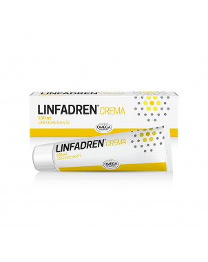 Linfadren lymphatic drainage cream useful for stimulating the functionality of the microcirculation of the legs