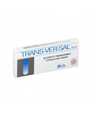 Transversale 20-Pflaster zur Behandlung von Warzen, Schwielen und Schwielen.