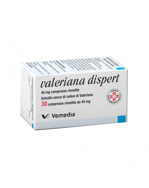 Valeriana dispert 45 mg 30 tablets indicated to promote sleep and ensure a calming effect