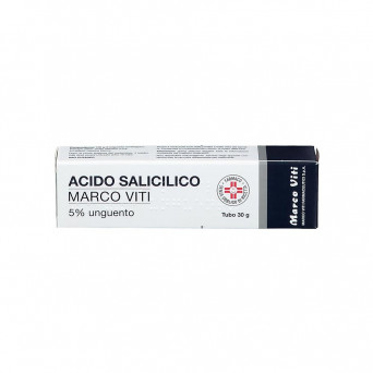 Salicylic acid 5% ointment 30 g indicated for the treatment of psoriasis, acne vulgaris, seborrhea