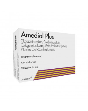 Amedial plus 20 bustine utile per regolare formazione del collagene alle articolazioni