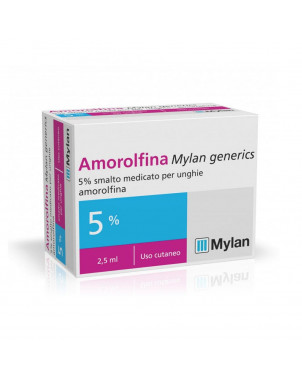 Amorolfina 5% esmalte de uñas medicinal 2,5 ml