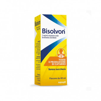 Bisolvon 2 mg/ml Lösung zum Einnehmen 40 ml Husten- und Schleimproduktion