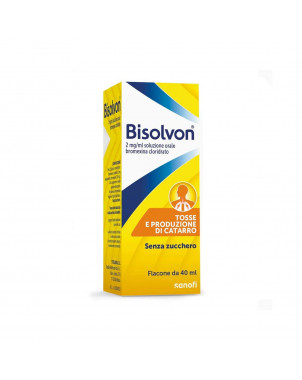 Bisolvon 2 mg/ml oral solution 40 ml cough and phlegm production