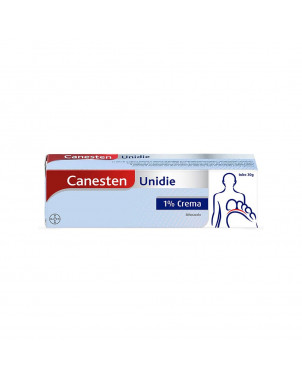 Canesten Unidie 1% crema 30 g indicado en el tratamiento de infecciones de la piel