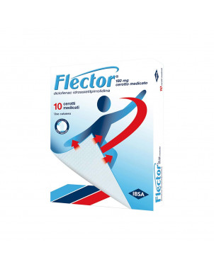 Flector 10 medicated plasters 180 mg with analgesic and anti-inflammatory action