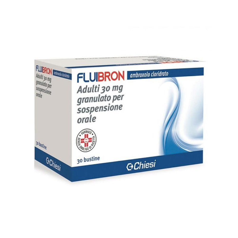 Fluibron adulti 30 mg granulado 30 sobres