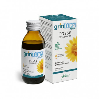 Sirop Grintuss adultes 180 g indiqué pour les toux sèches et grasses