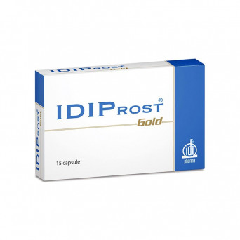 Idiprost gold 15 capsule utile per favorire la funzionalità della prostata e delle vie urinarie