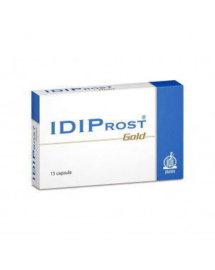 Idiprost gold 15 capsule utile per favorire la funzionalità della prostata e delle vie urinarie