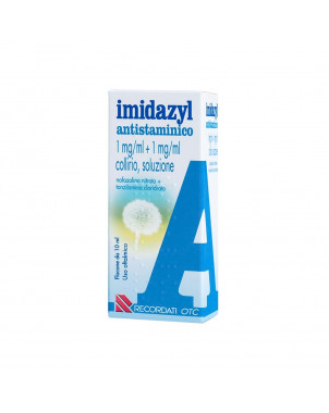 Imidazyl antistaminico collyre 10 ml indiqué pour traiter les allergies et les inflammations de l'œil