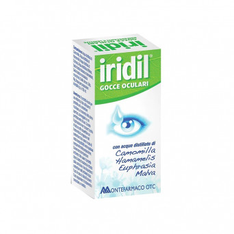 Iridil eye drops 10 ml useful for relieving eye redness