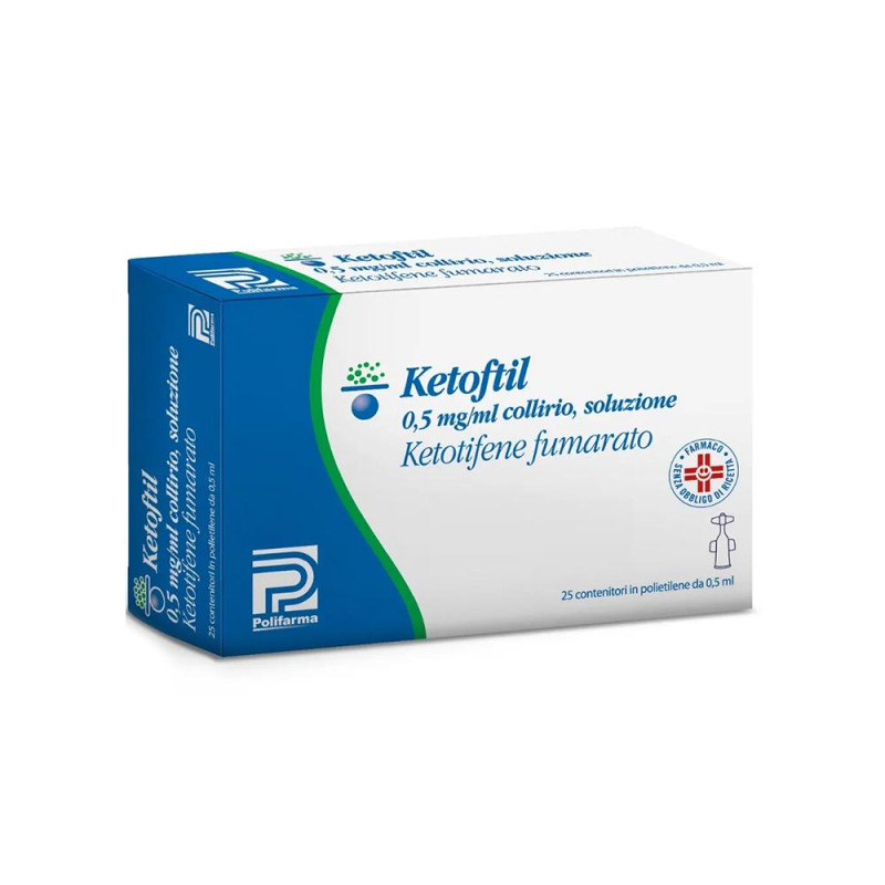 Ketoftil collirio 25 flaconcini