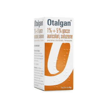 OTALGAN 1%+ 5% gouttes auriculaires, solution 6 g