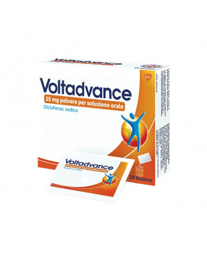 Voltadvance 25 mg 20 sachets indicated for the treatment of various types of pain