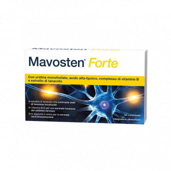 Mavosten Forte 60 tablets promotes a healthy nervous system and counteracts localized states of tension