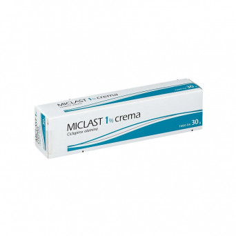 Miclast 1% crema 30 g indicado en el tratamiento de las micosis cutáneas producidas por hongos sensibles