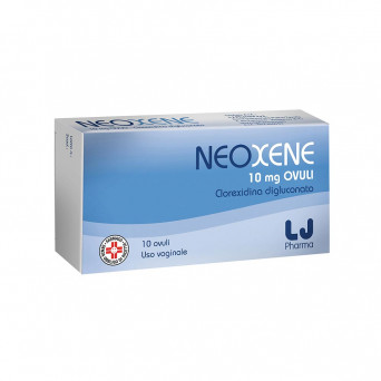 Neoxene 10 vaginal ovules indicated for the disinfection of the vaginal mucosa