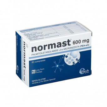 Normast 600 mg 60 comprimidos favorece el control de la reactividad fisiológica del tejido nervioso