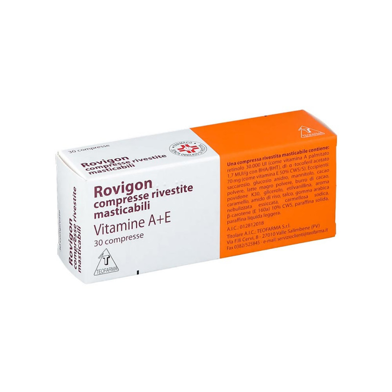 Rovigon 30 chewable coated tablets