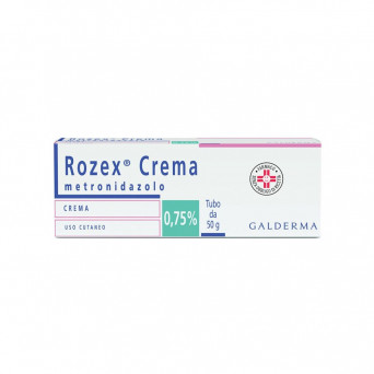 Rozex cream 50 g indicated for the topical treatment of rosacea