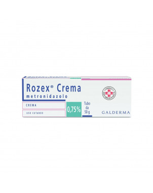 Rozex cream 50 g indicated for the topical treatment of rosacea