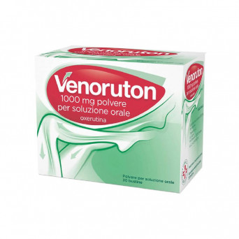 Venoruton 1000 mg sospensione orale 30 bustine indicato per favorire la microcircolazione della gambe