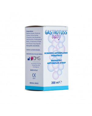 Gastrotuss baby 200 ml sciroppo antireflusso pediatrico nei neonati e nei bambini