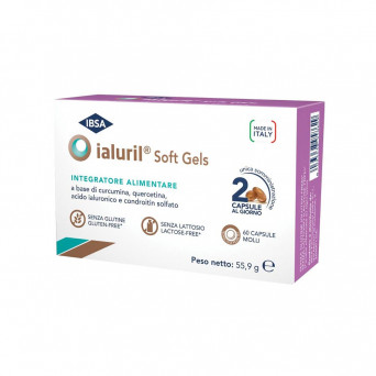 Ialuril soft gels 60 capsules indicated in case of recurrent cystitis that cause damage to the bladder wall