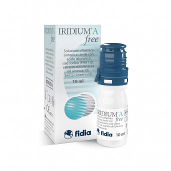 Iridium A free 10 ml utile per la protezione della cornea dell'occhio