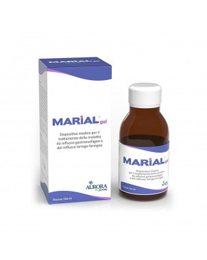 Marial gel per il trattamento della malattia da reflusso gastroesofageo e del reflusso laringo-faringeo