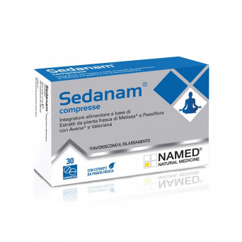 Sedanam 30 tablets food supplement useful for promoting relaxation