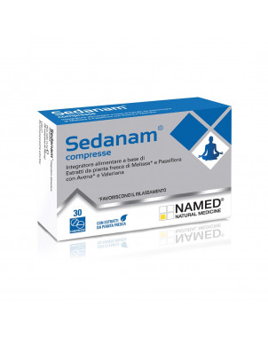 Sedanam 30 tablets food supplement useful for promoting relaxation