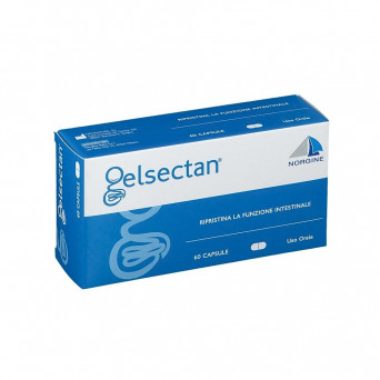 Gelsectan 60 capsules indicated to restore intestinal function