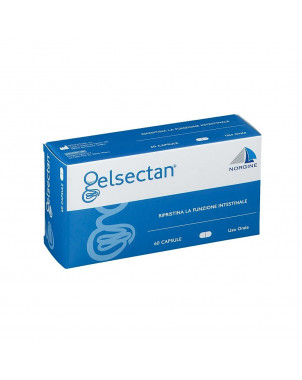 Gelsectan 60 capsules indicated to restore intestinal function