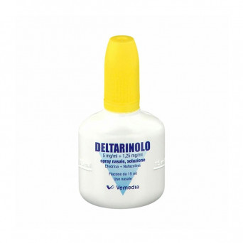 Deltarinol Nasal Spray 15 ml descongestionante útil para limpiar la congestión nasal