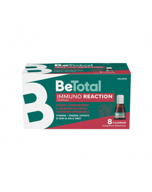 BeTotal Immuno Reaction Complex 8 viales ayuda al cuerpo a reaccionar ante las dolencias estacionales