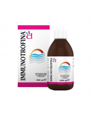 Immunotrophine D liquide 200 ml, complément pour le système immunitaire, réduit la fatigue et l'épuisement.