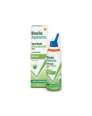 Rinazine Aquamarina Isotonic Aloe Spray 100 ml limpia las fosas nasales