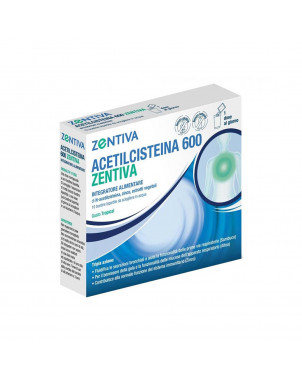 Acetilcisteina 600 bustine integratore alimentare indicato per trattare i disturbi delle vie respiratorie