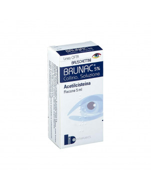 Brunac 5% eye drops 5 ml useful in case of corneal ulcers