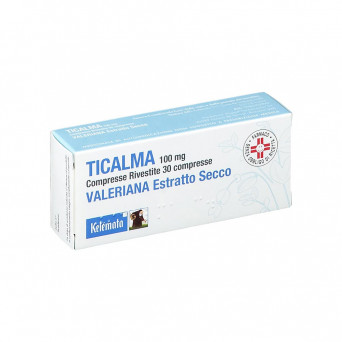 Ticalma 100 mg 30 compresse valeriana estratto secco per favorire il riposo notturno