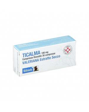 Ticalma 100 mg 30 compresse valeriana estratto secco per favorire il riposo notturno