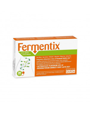 Fermentix 30 cápsulas complemento alimenticio a base de fermentos lácticos vivos