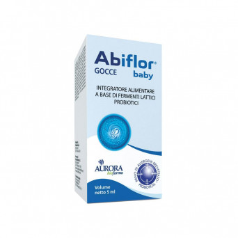 Abiflor Baby gocce 5 ml integratore alimentare a base di fermenti lattici probiotici