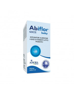 Abiflor Baby gocce 5 ml integratore alimentare a base di fermenti lattici probiotici