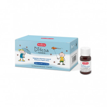 Buona Difesa 14 Flaconcini 10 ml integratore alimentare con proprietà immunostimolanti per il bambino