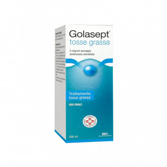 Golasept jarabe tos graso 200 ml actúa específicamente sobre las vías respiratorias